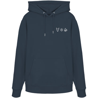 Zwergpinscher - Schneeflocke Glühwein - Organic Hoodie