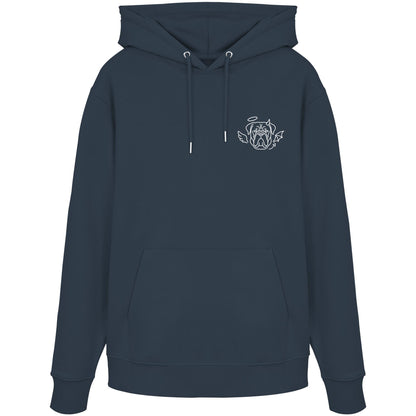 Halo & Horns - Bordeauxdogge - Organic Hoodie