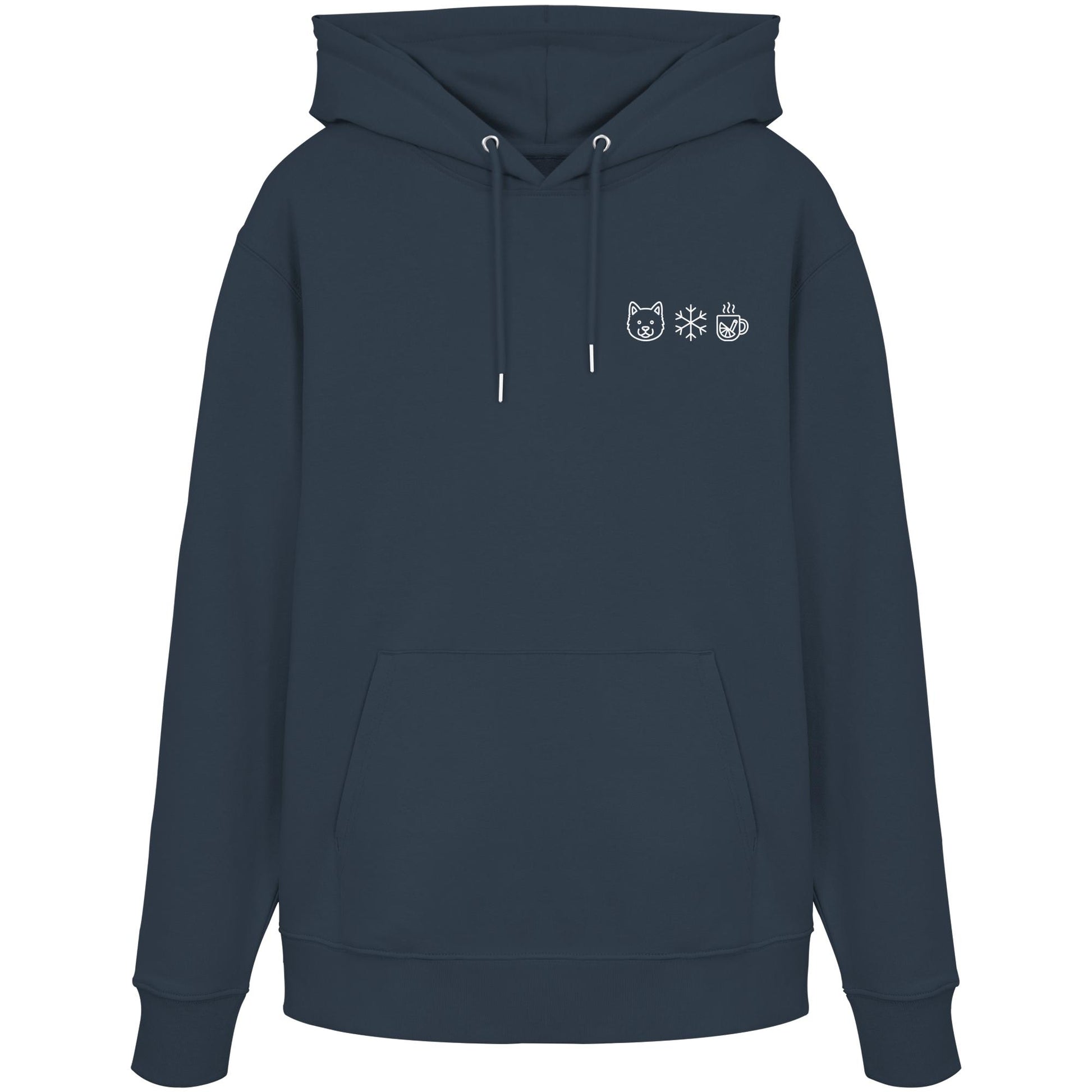 Akita - Schneeflocke Glühwein - Organic Hoodie