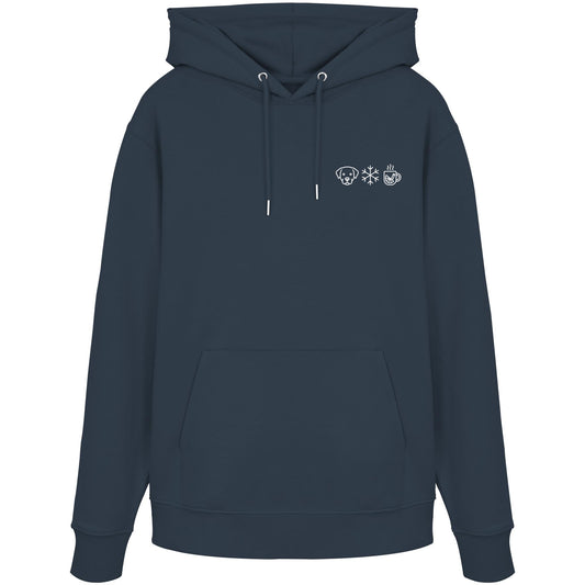 Labrador - Schneeflocke Glühwein - Organic Hoodie