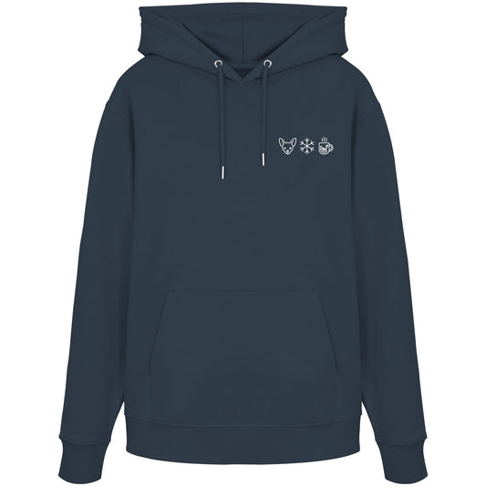 Chihuahua (Kurzhaar) - Schneeflocke Glühwein - Organic Hoodie