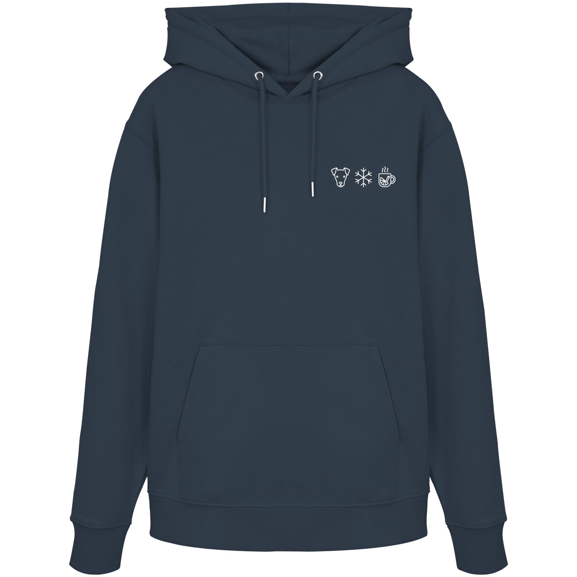 Deutscher Pinscher - Schneeflocke Glühwein - Organic Hoodie
