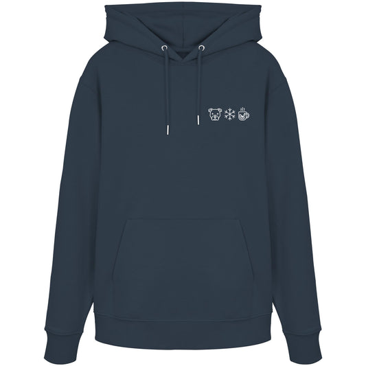 American Staffordshire Terrier - Schneeflocke Glühwein - Organic Hoodie