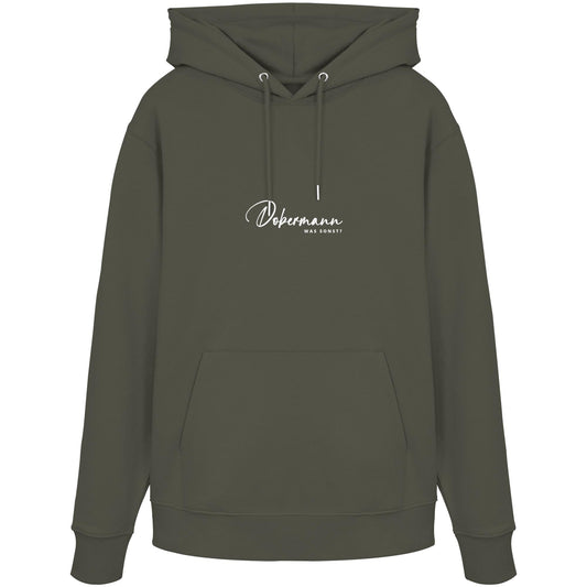 Was sonst? Dobermann - Organic Hoodie