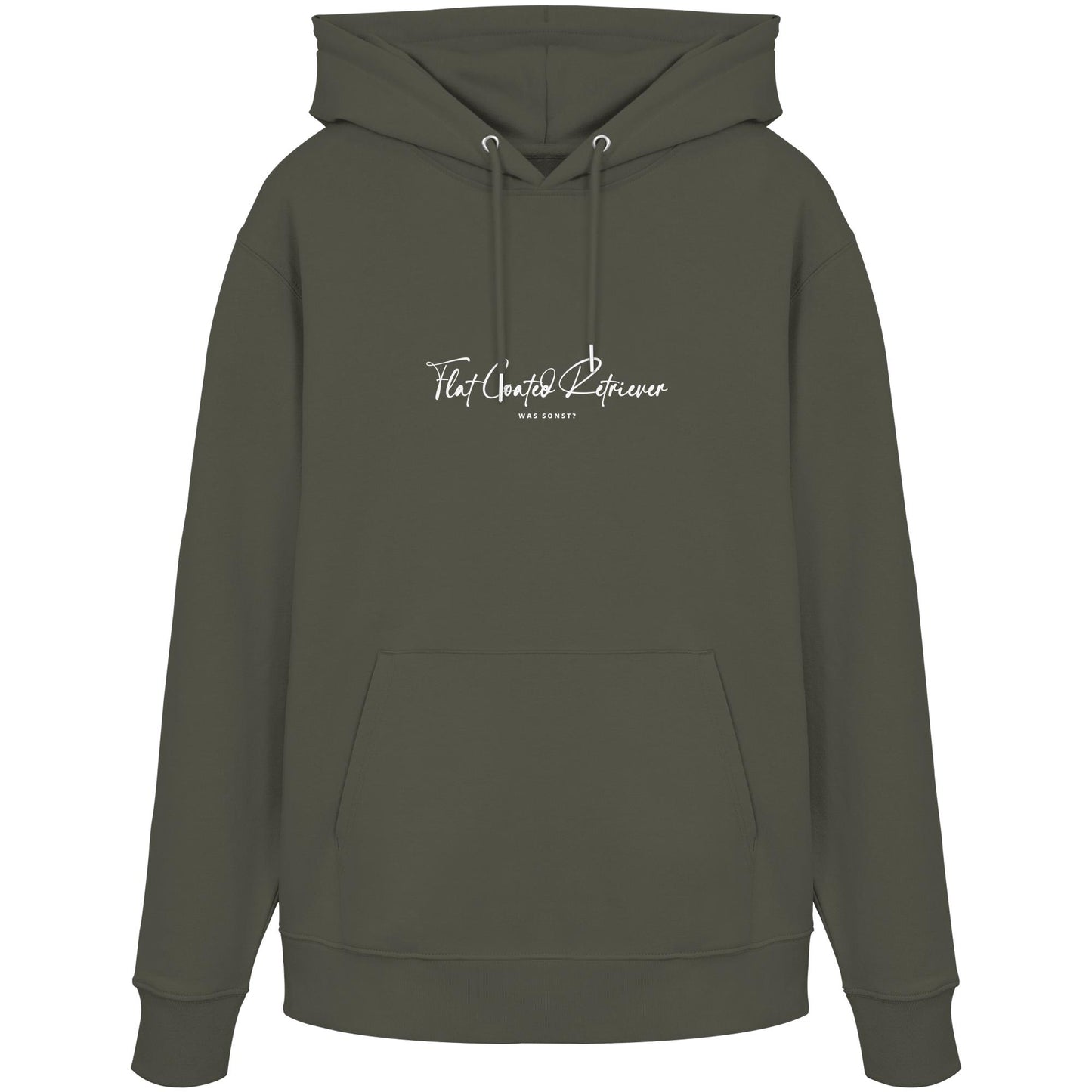 Was sonst? Flat Coated Retriever - Organic Hoodie