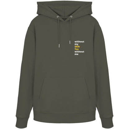 without my shih tzu - Organic Hoodie