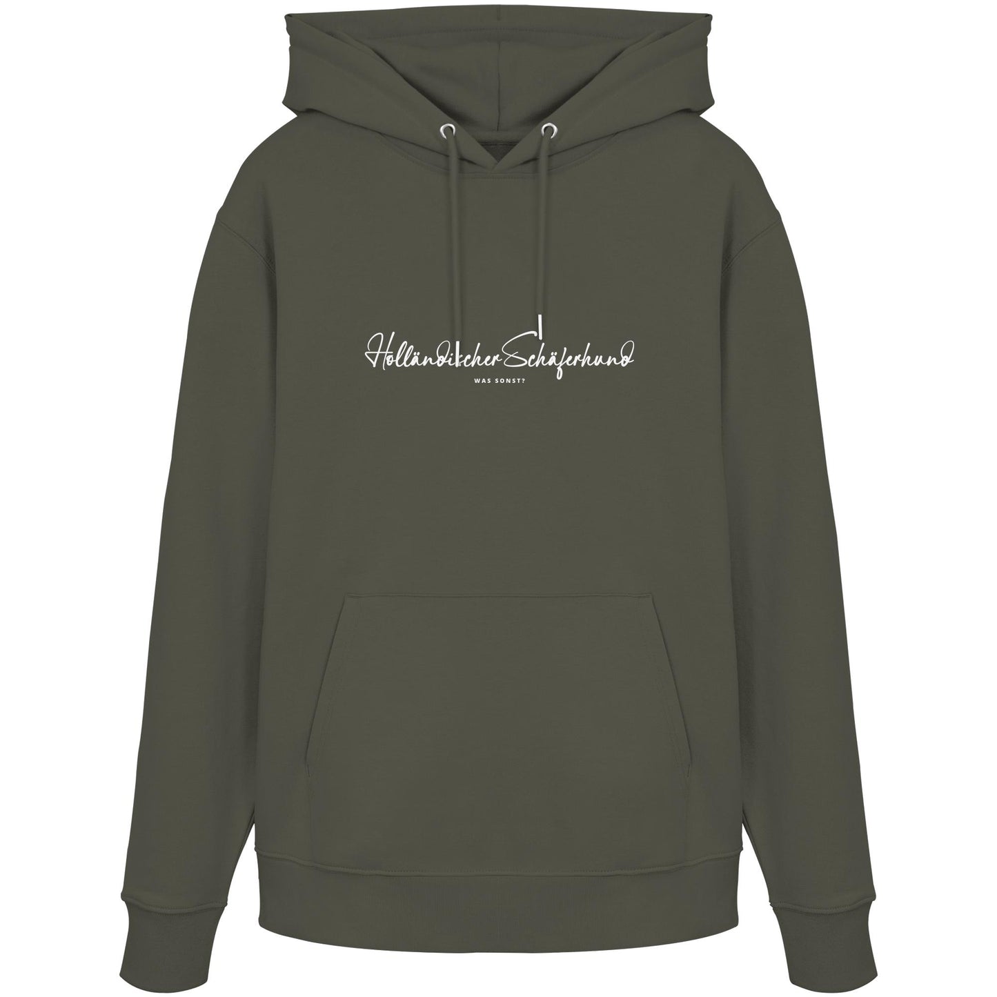Was sonst? Holländischer Schäferhund - Organic Hoodie
