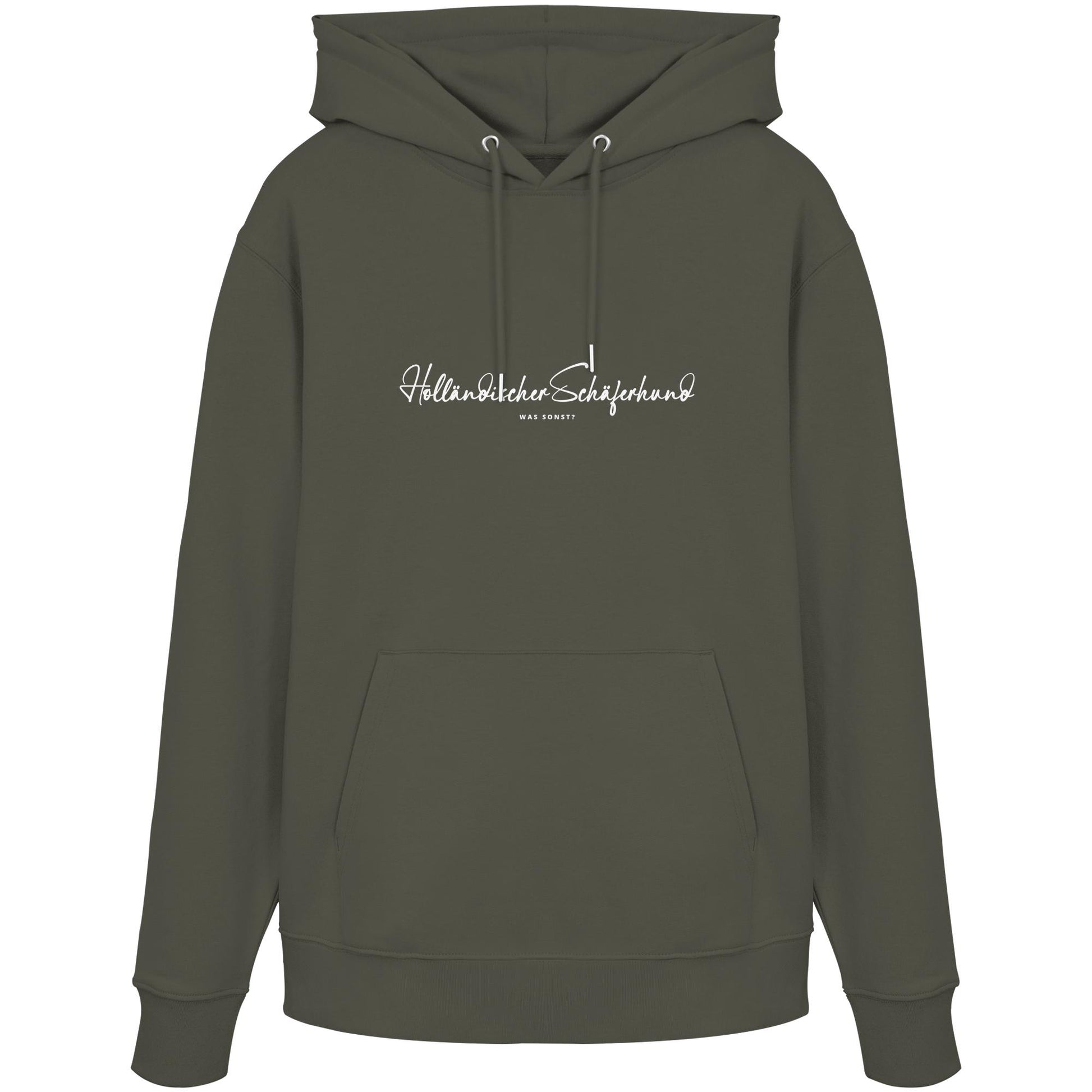 Was sonst? Holländischer Schäferhund - Organic Hoodie