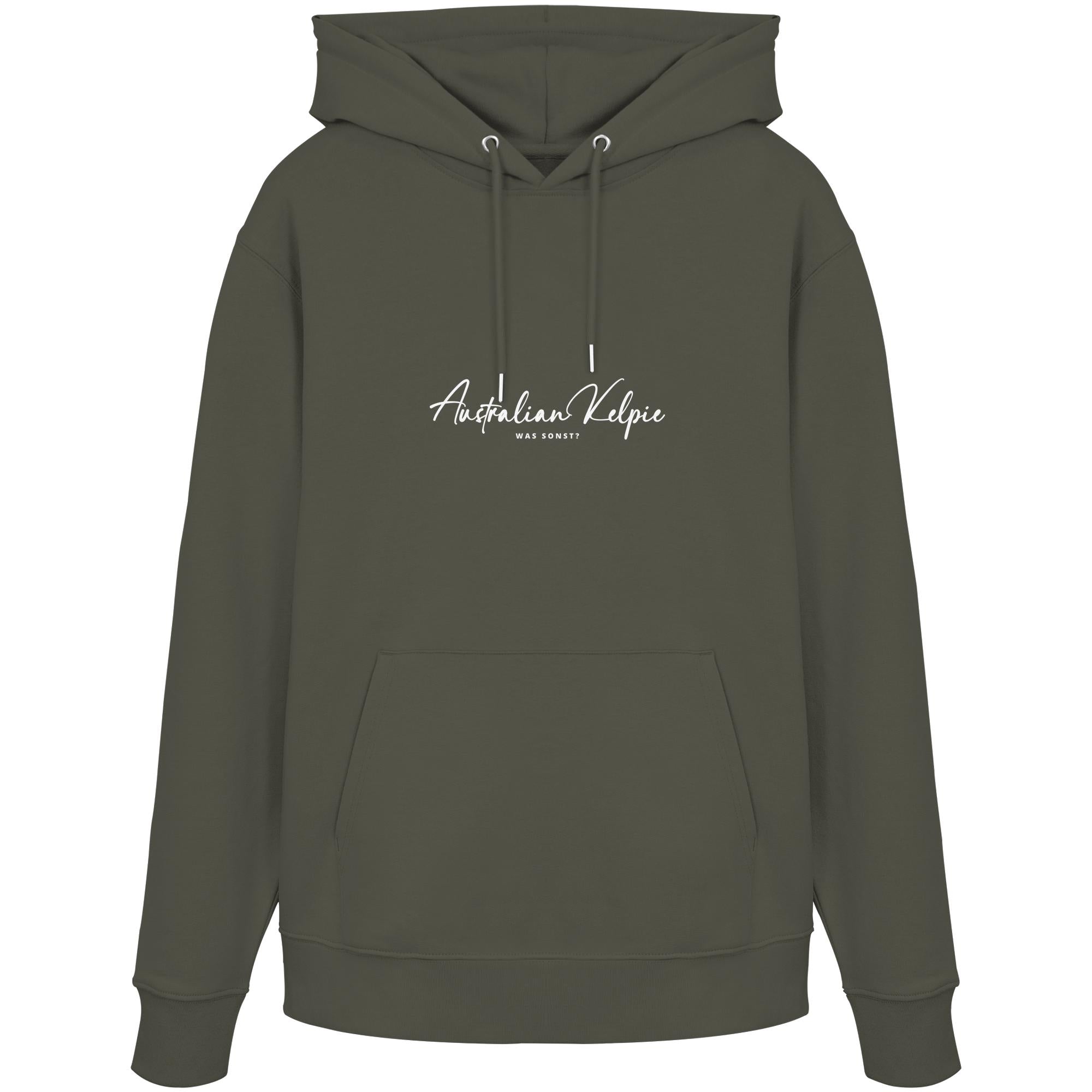 Was sonst? Australian Kelpie - Organic Hoodie