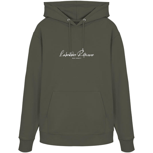 Was sonst? Labrador Retriever - Organic Hoodie