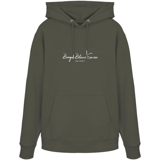 Was sonst? Berger Blanc Suisse - Organic Hoodie