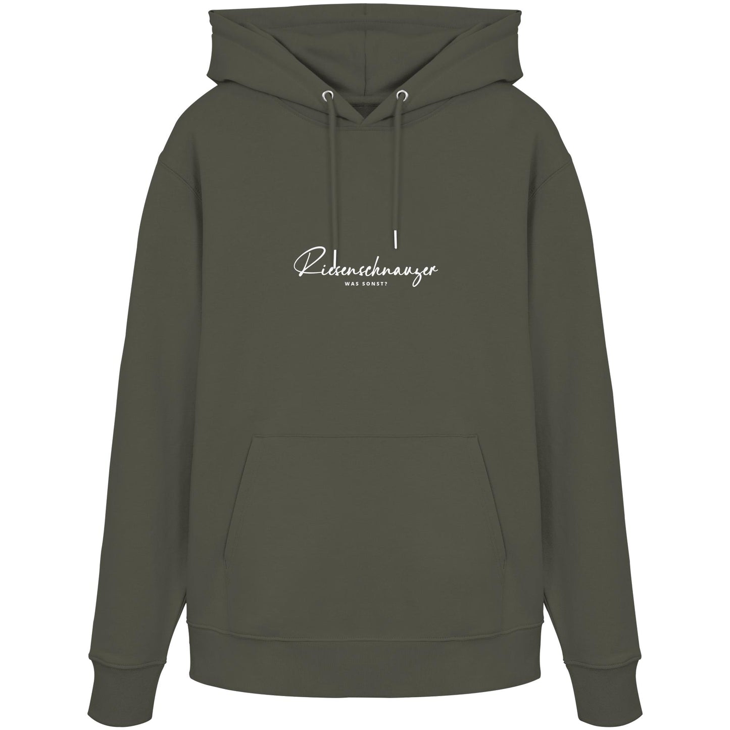 Was sonst? Riesenschnauzer - Organic Hoodie