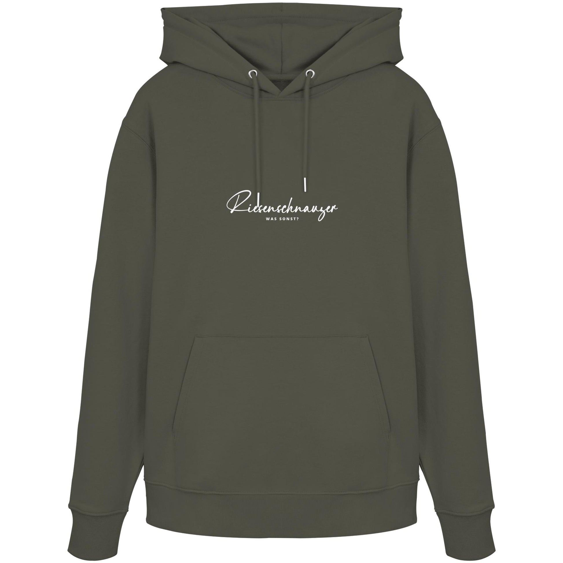 Was sonst? Riesenschnauzer - Organic Hoodie