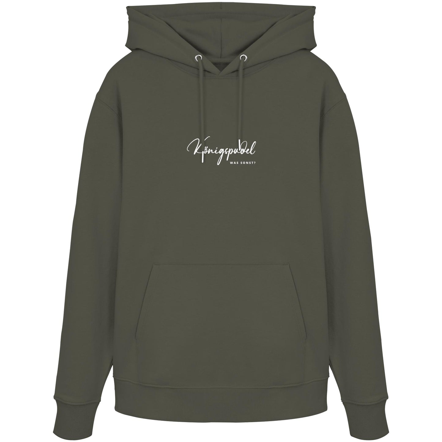 Was sonst? Königspudel - Organic Hoodie