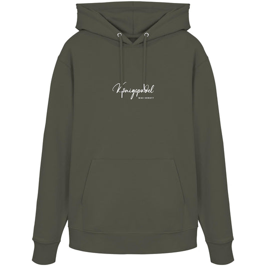 Was sonst? Königspudel - Organic Hoodie