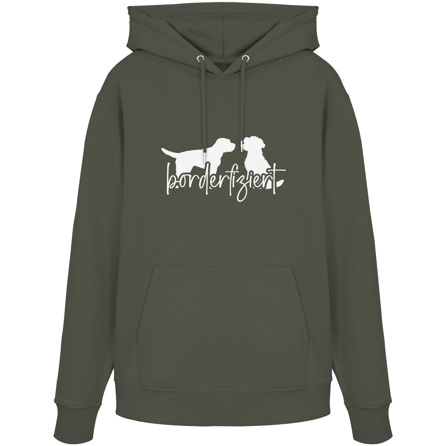 borderfiziert (Border Terrier) - Organic Hoodie