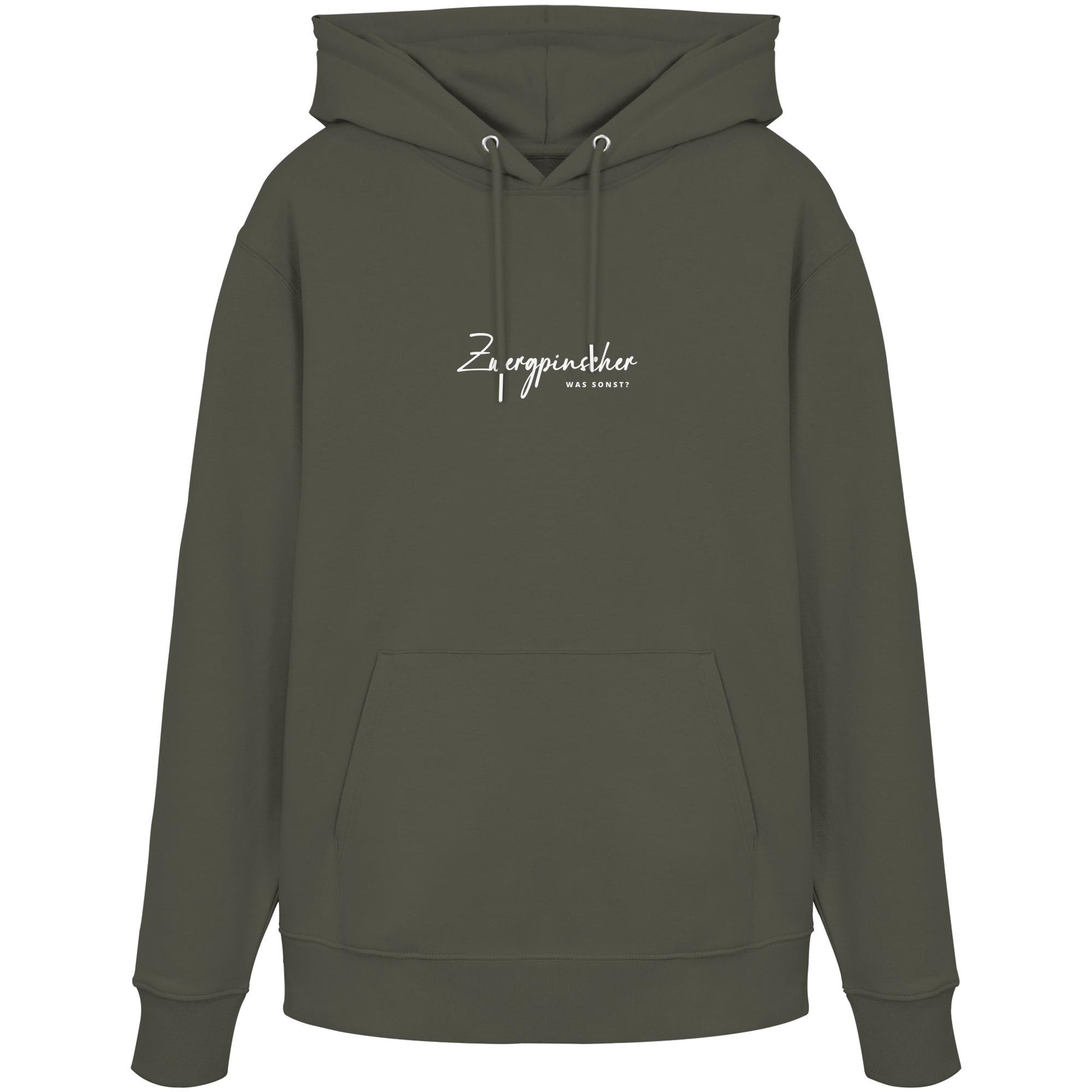 Was sonst? Zwergpinscher - Organic Hoodie