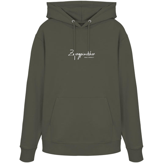 Was sonst? Zwergpinscher - Organic Hoodie