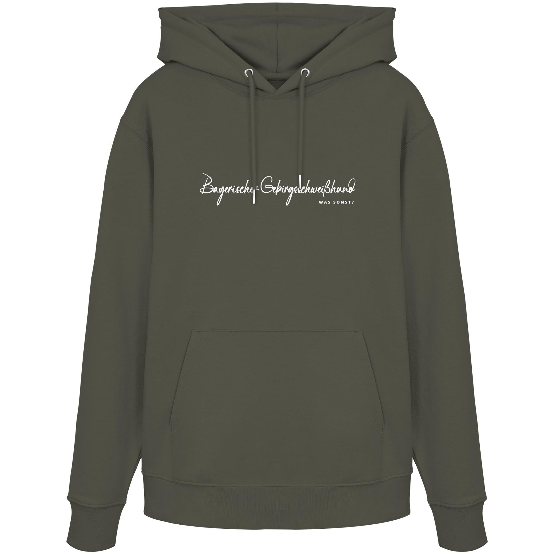 Was sonst? Bayerischer Gebirgsschweißhund - Organic Hoodie