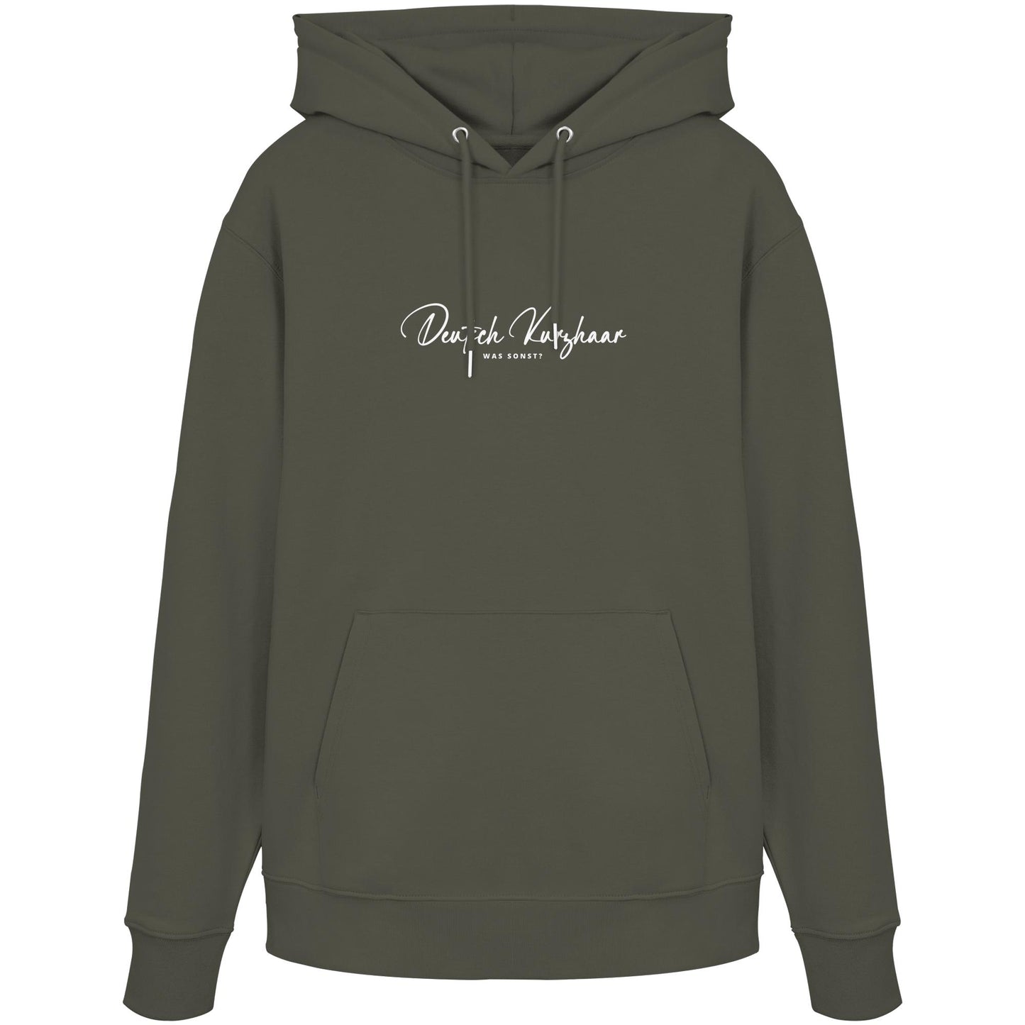 Was sonst? Deutsch Kurzhaar - Organic Hoodie