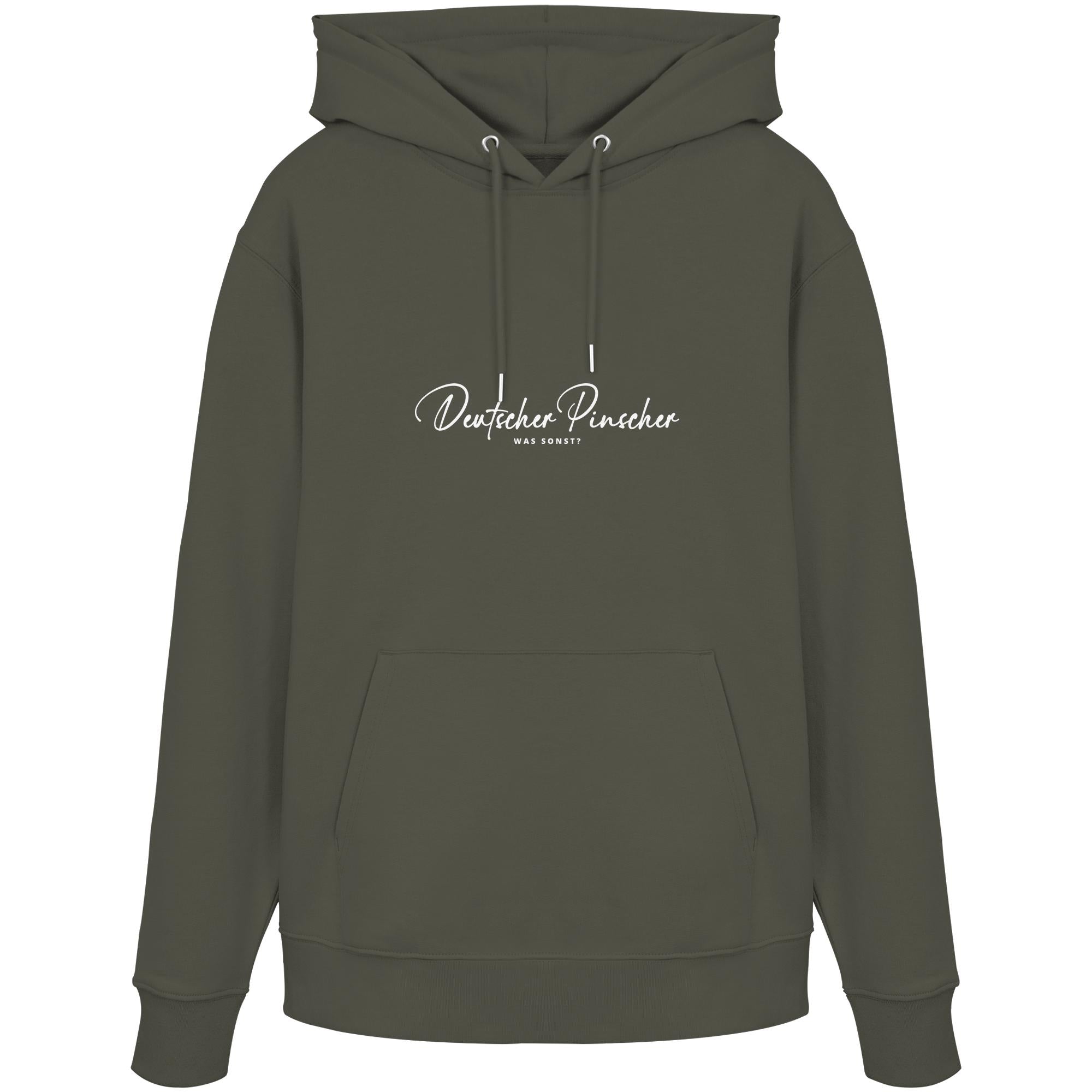 Was sonst? Deutscher Pinscher - Organic Hoodie