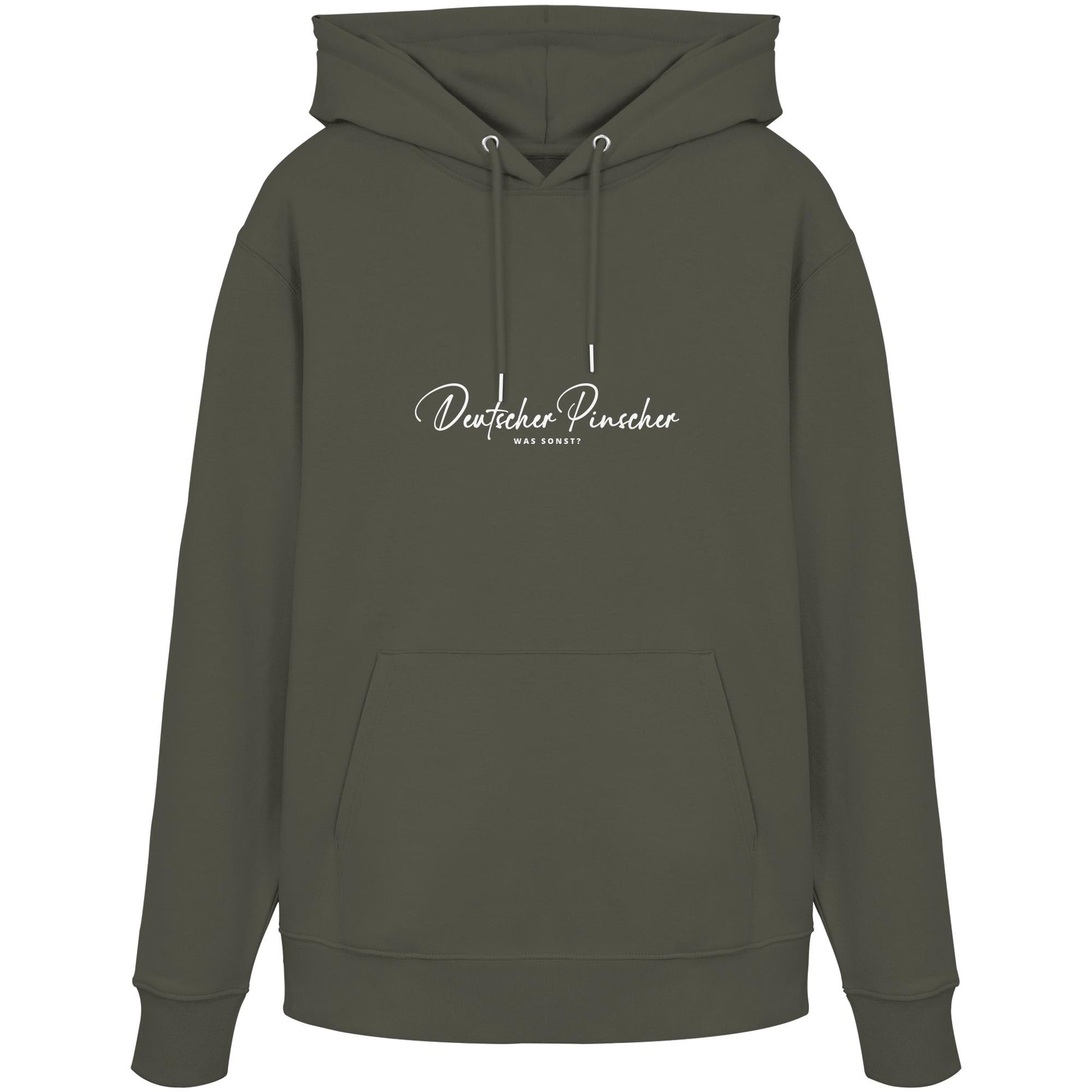 Was sonst? Deutscher Pinscher - Organic Hoodie