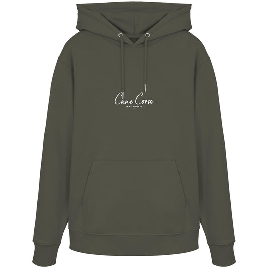 Was sonst? Cane Corso - Organic Hoodie