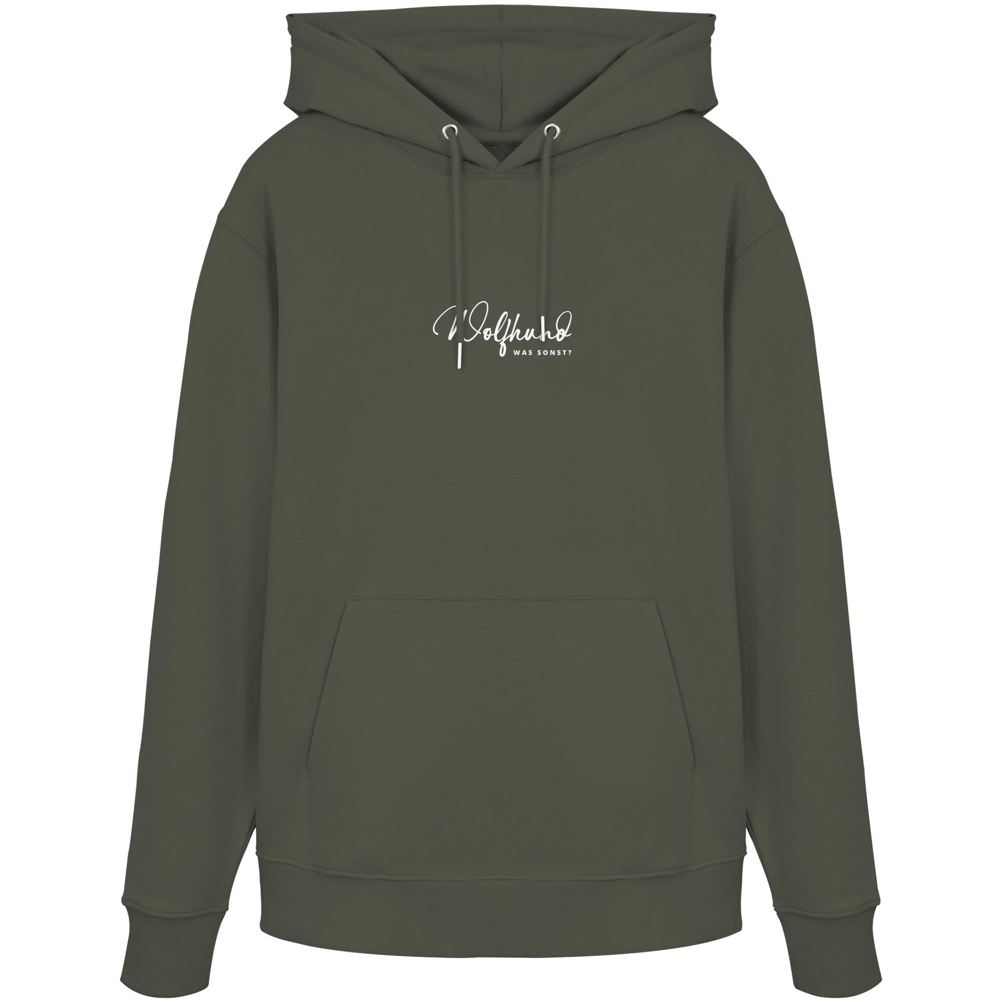 Was sonst? Wolfhund - Organic Hoodie