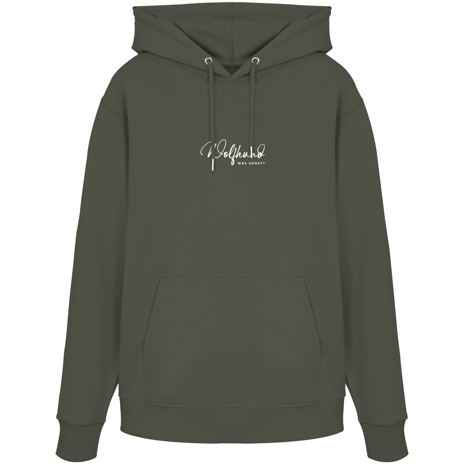 Was sonst? Wolfhund - Organic Hoodie
