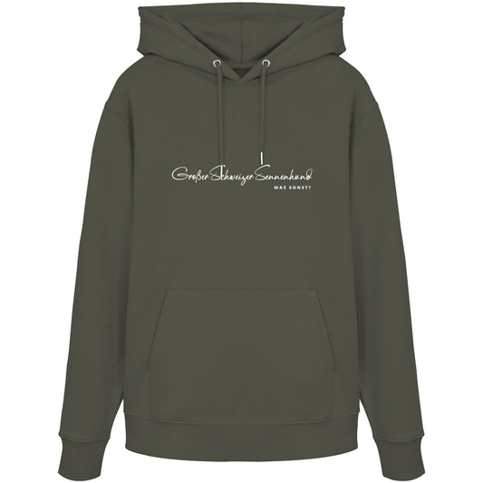 Was sonst? Großer Schweizer Sennenhund - Organic Hoodie