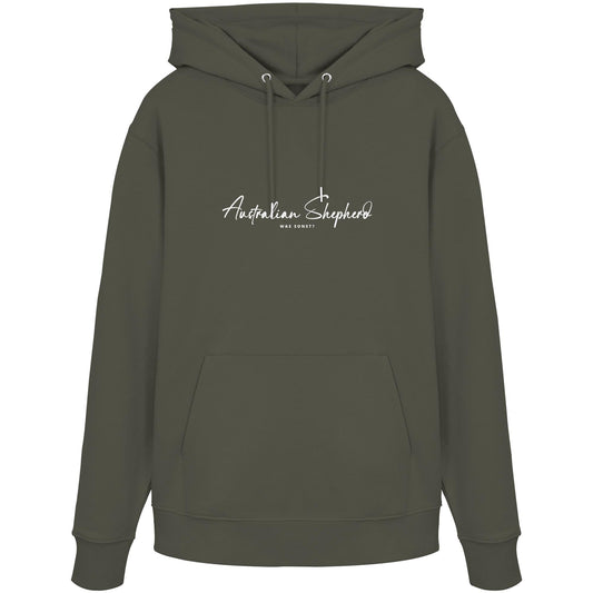 Was sonst? Australian Shepherd - Organic Hoodie