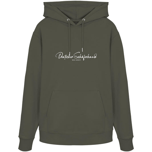 Was sonst? Deutscher Schäferhund - Organic Hoodie