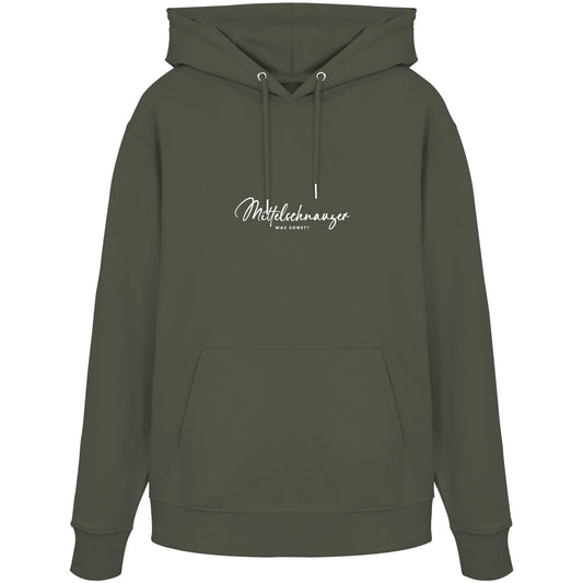 Was sonst? Mittelschnauzer - Organic Hoodie
