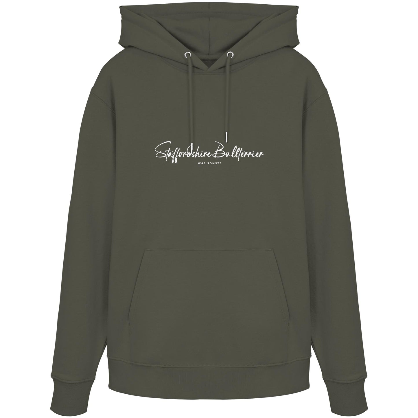 Was sonst? Staffordshire Bullterrier - Organic Hoodie