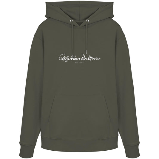Was sonst? Staffordshire Bullterrier - Organic Hoodie