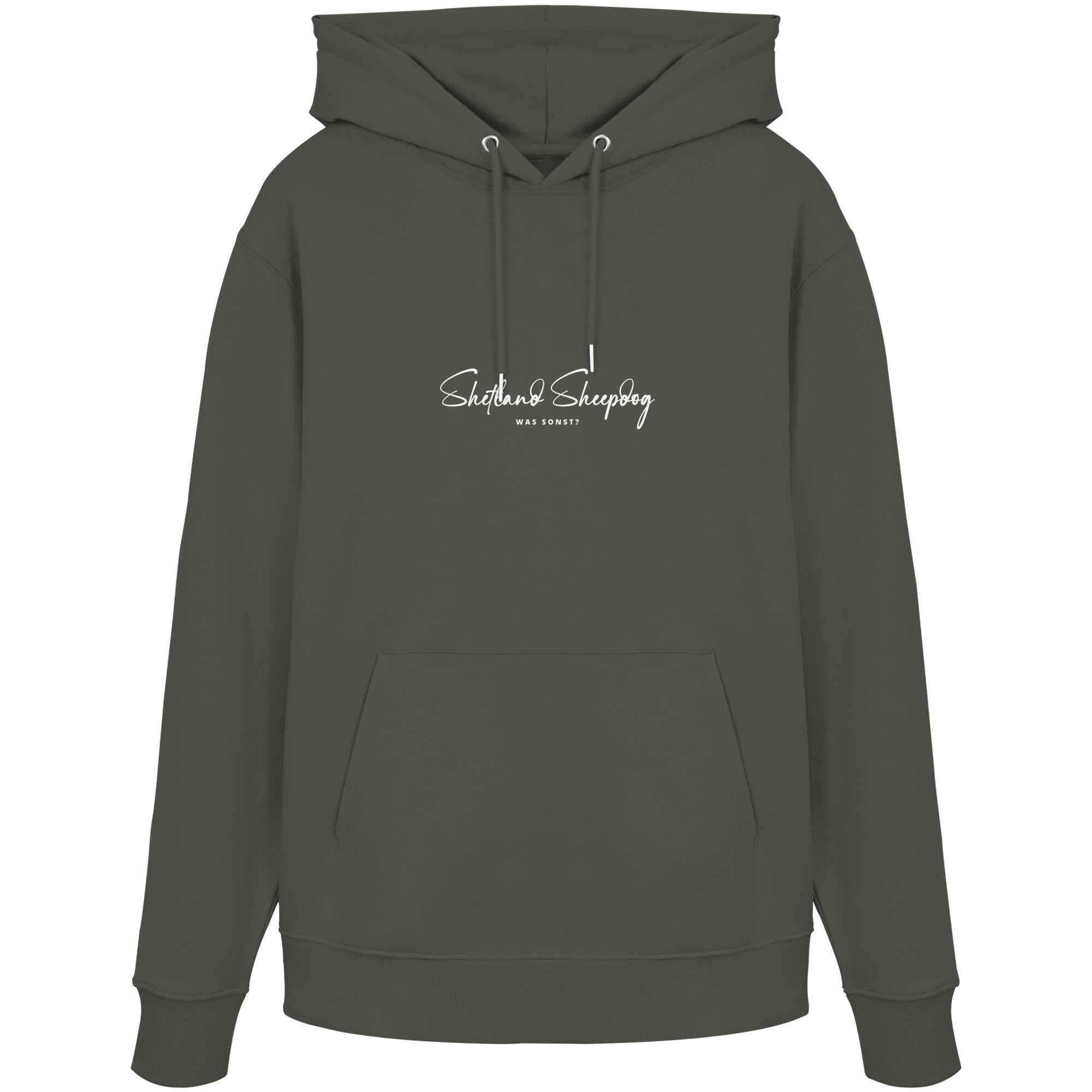Was sonst? Shetland Sheepdog - Organic Hoodie