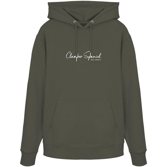 Was sonst? Clumber Spaniel - Organic Hoodie
