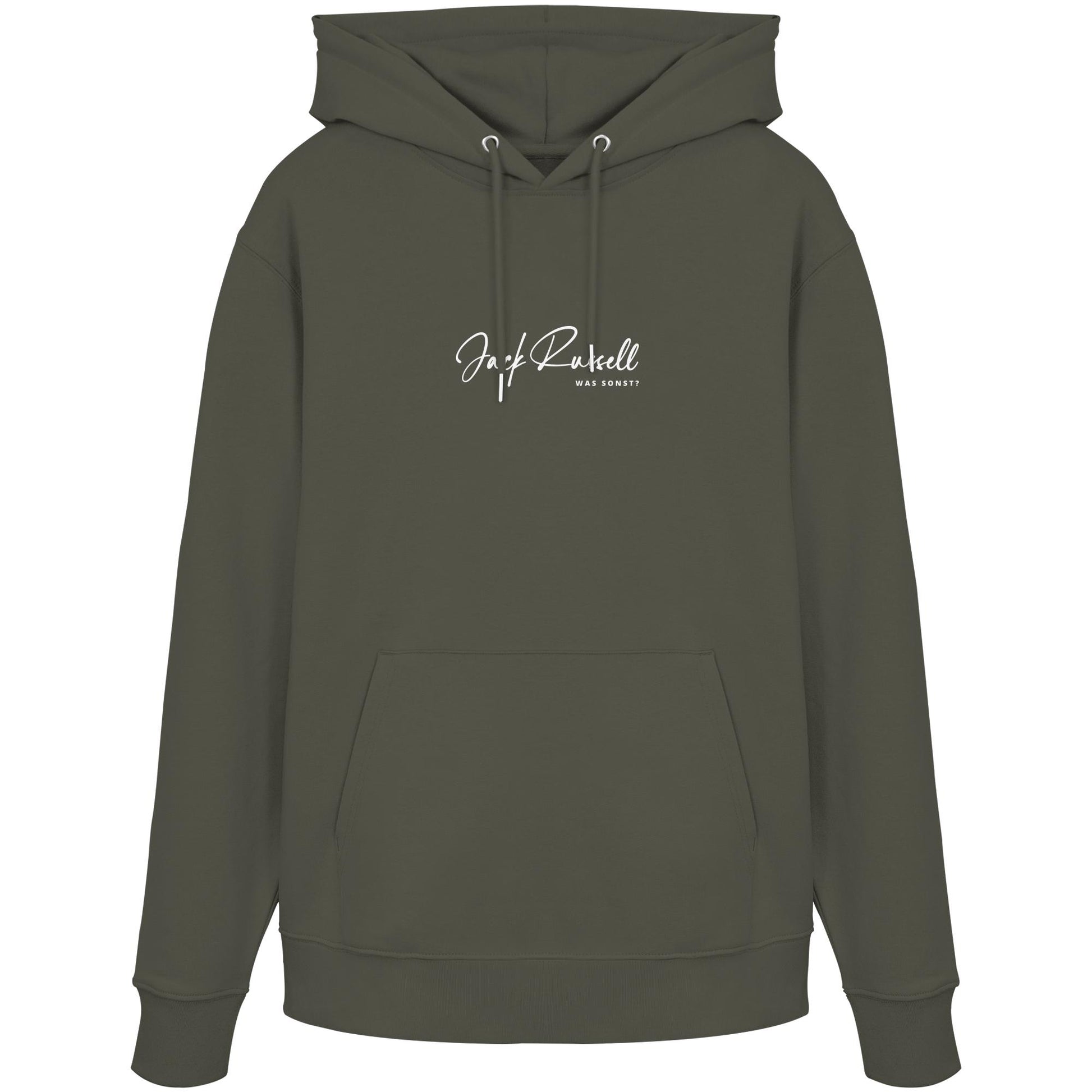 Was sonst? Jack Russell - Organic Hoodie