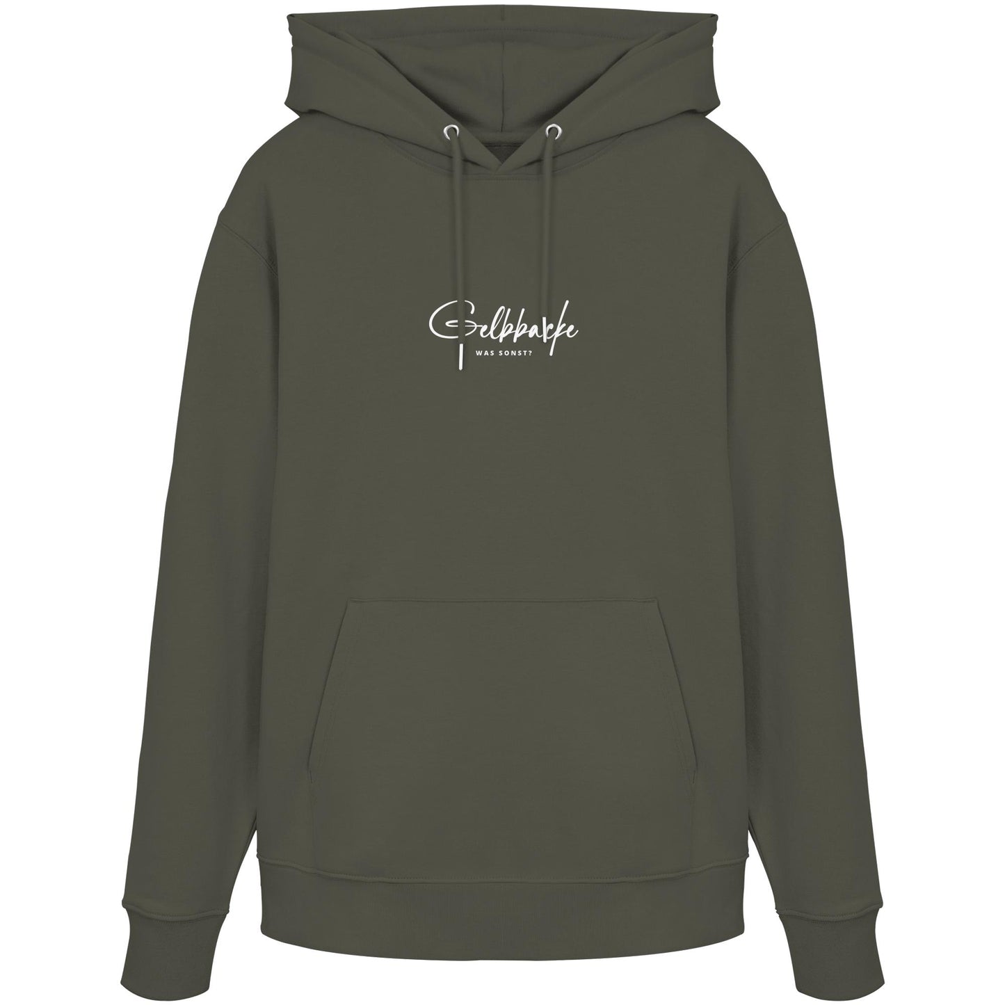 Was sonst? Gelbbacke - Organic Hoodie