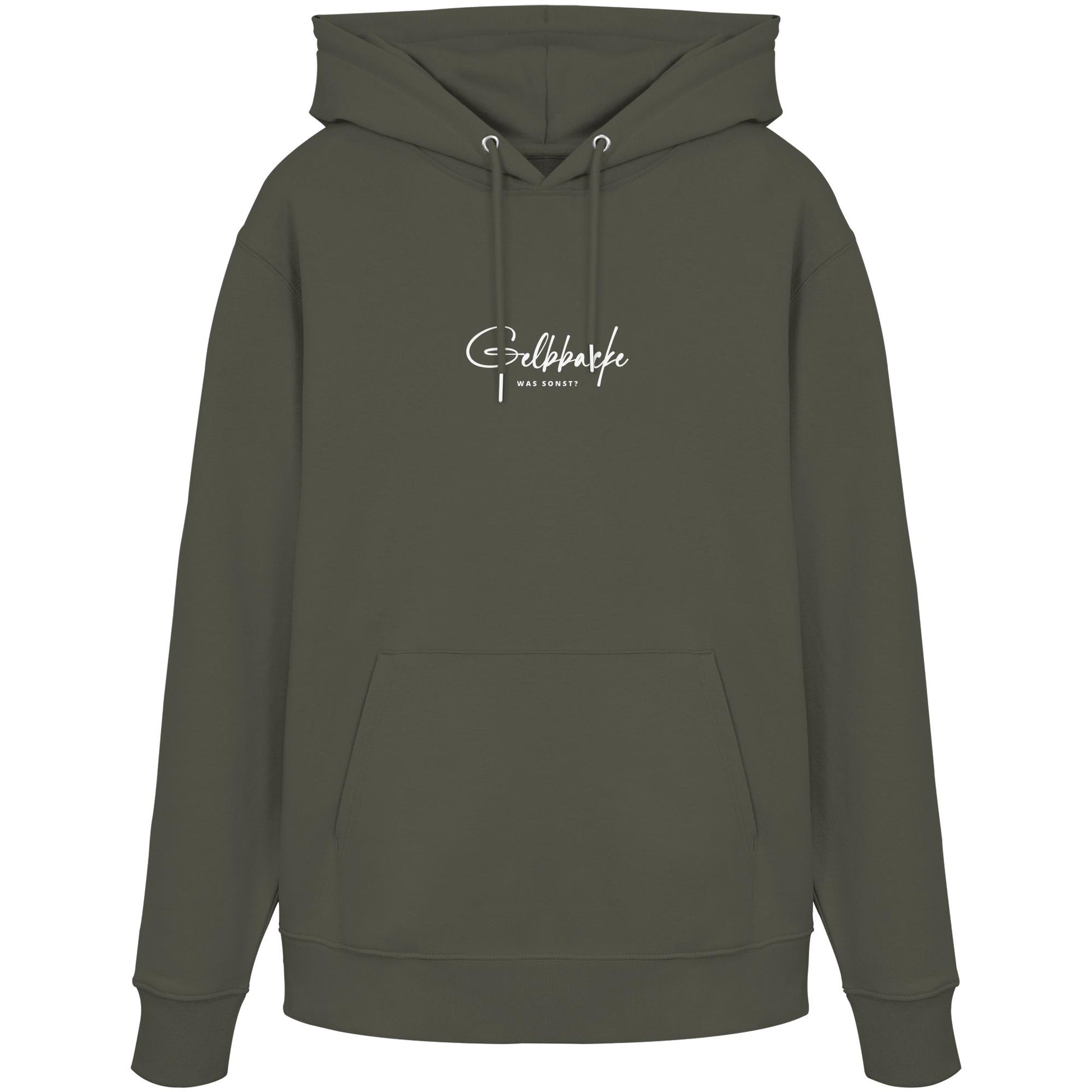 Was sonst? Gelbbacke - Organic Hoodie