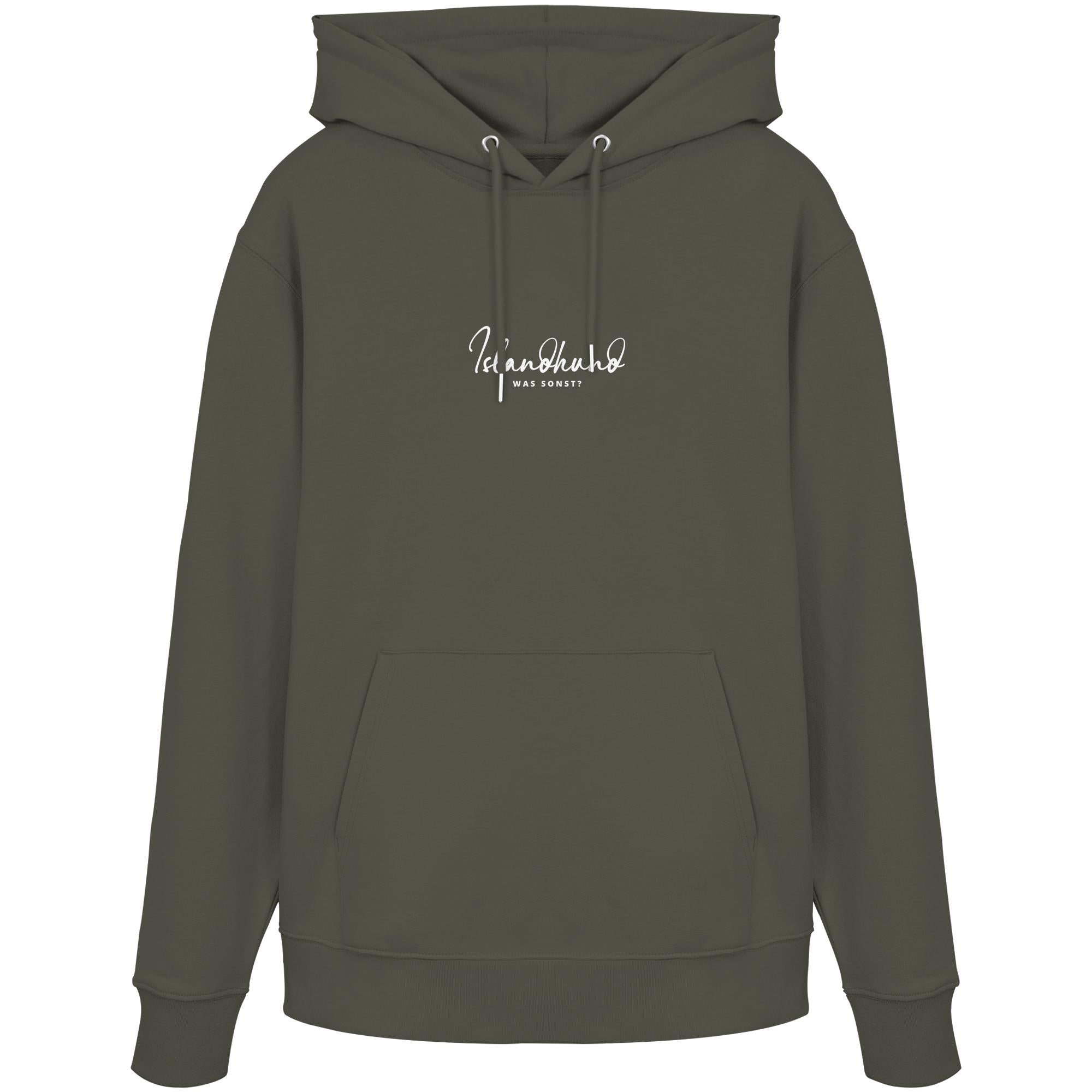 Was sonst? Islandhund - Organic Hoodie
