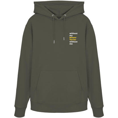 without my biewer terrier - Organic Hoodie
