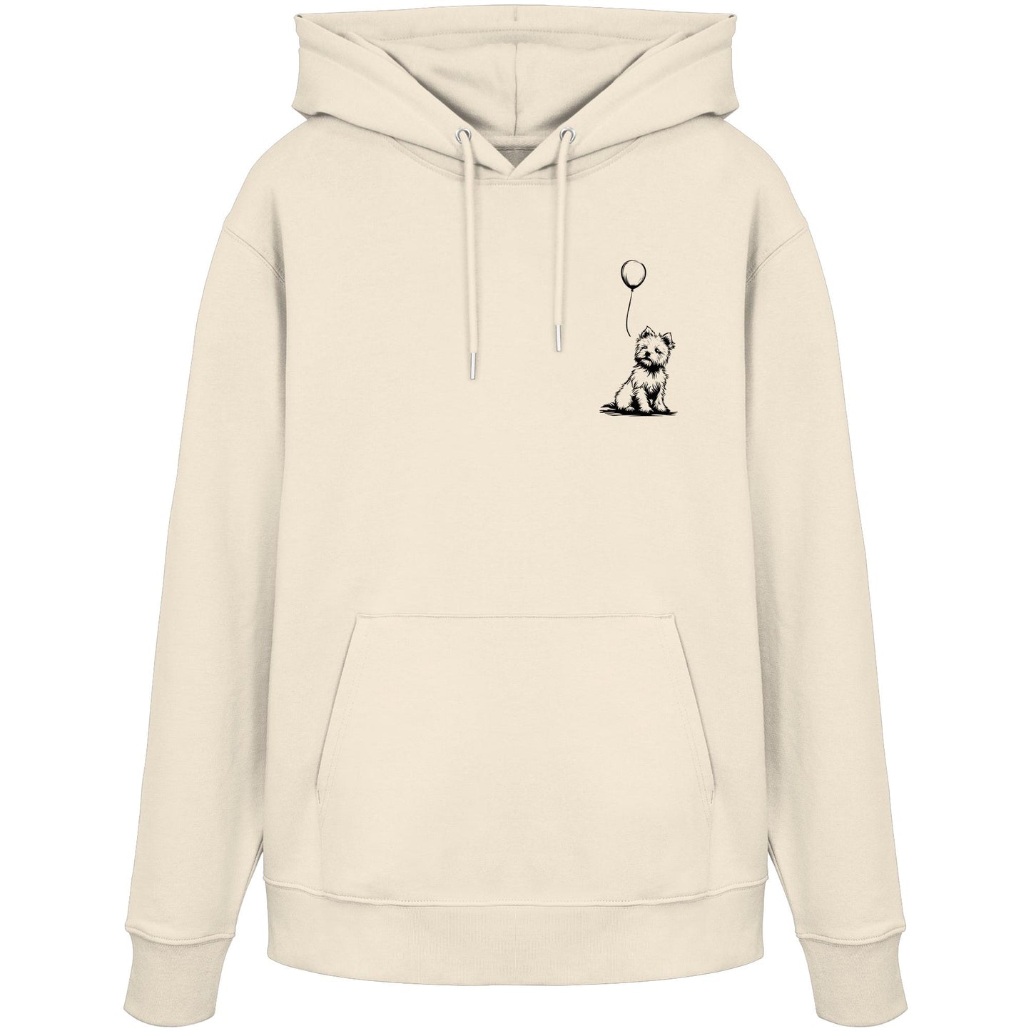 Ballon West Highland White Terrier - Organic Hoodie