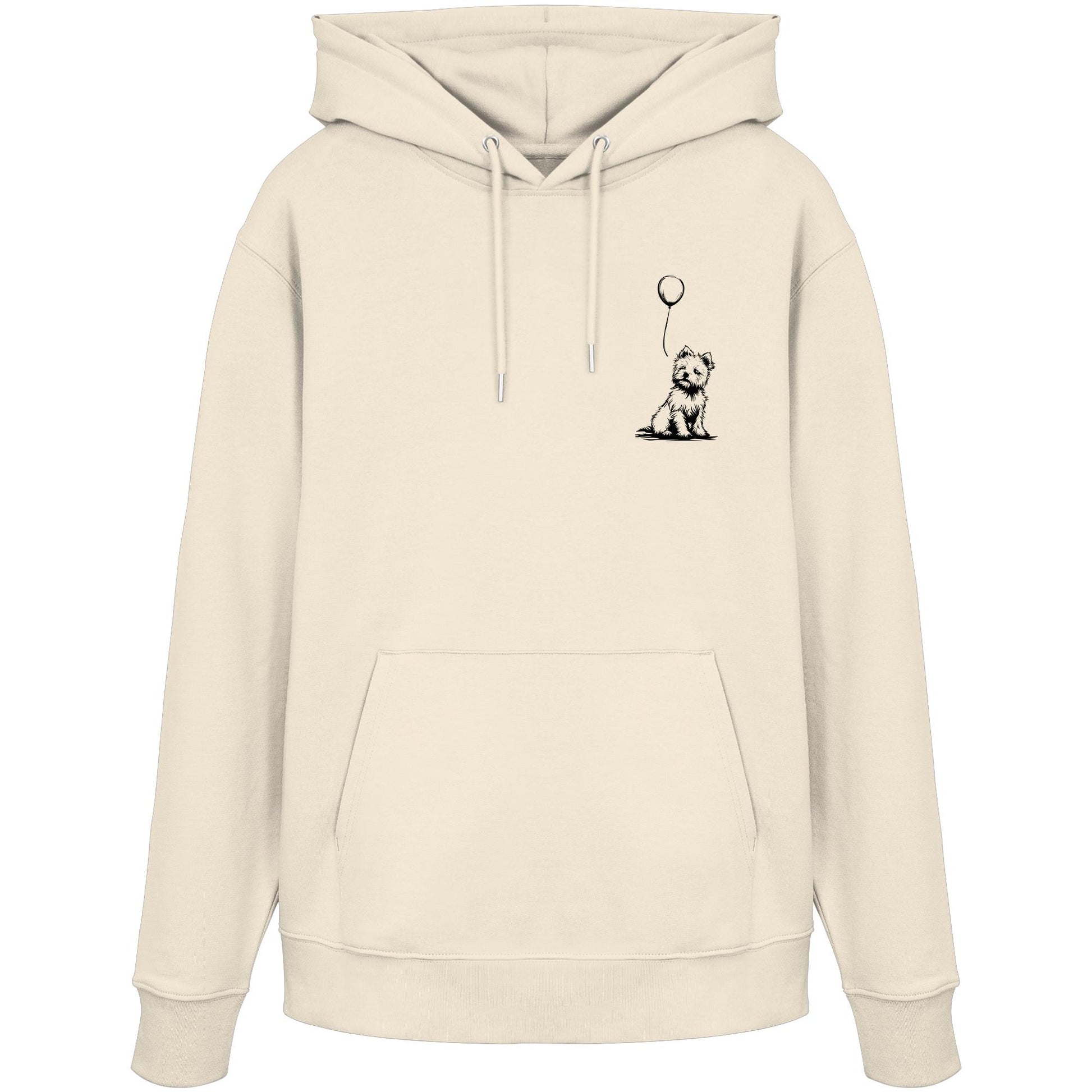 Ballon West Highland White Terrier - Organic Hoodie