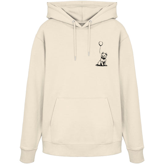 Ballon West Highland White Terrier - Organic Hoodie