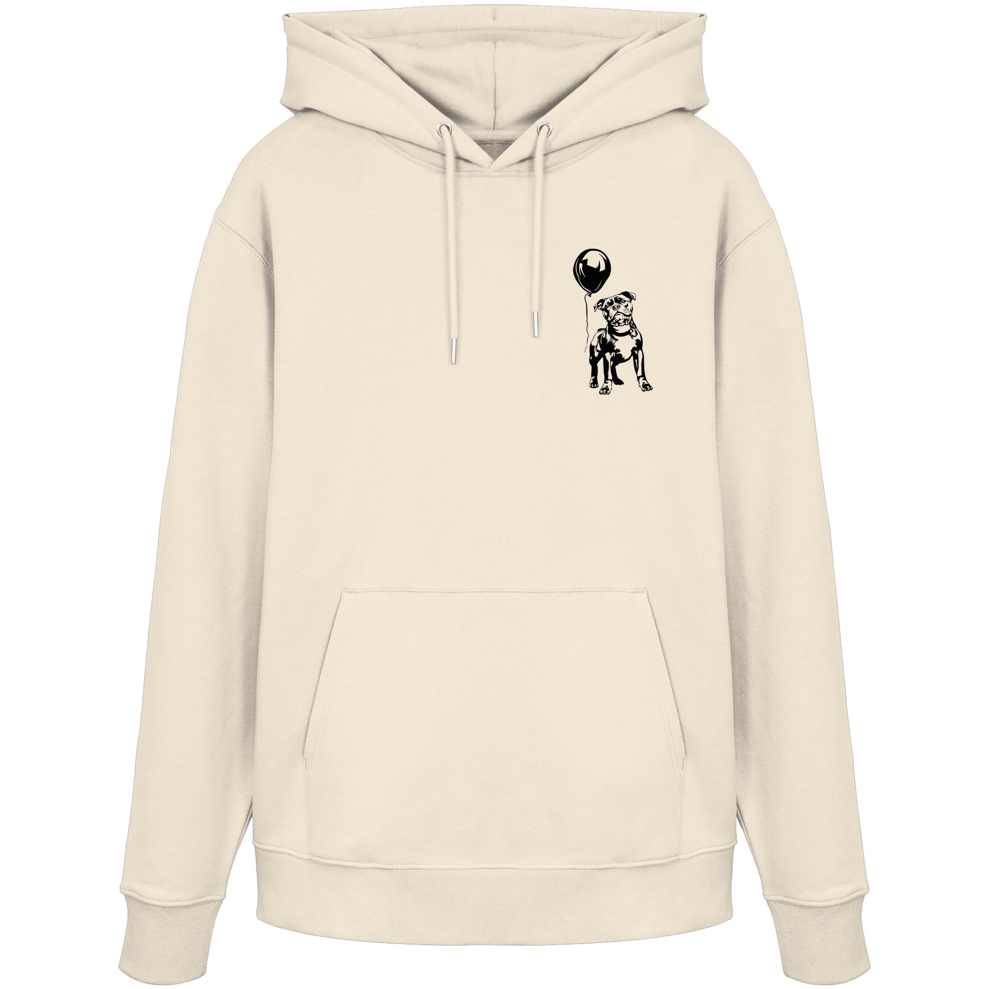 Ballon Staffordshire Bullterrier - Organic Hoodie