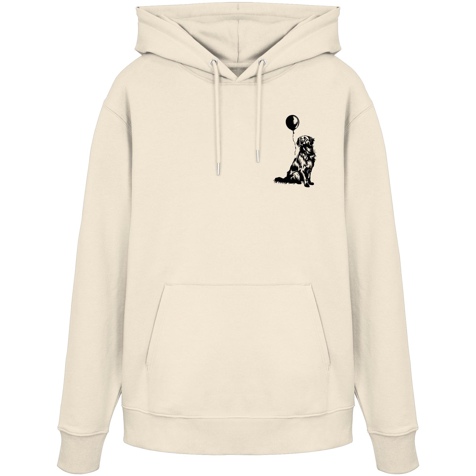 Ballon Flat Coated Retriever - Organic Hoodie