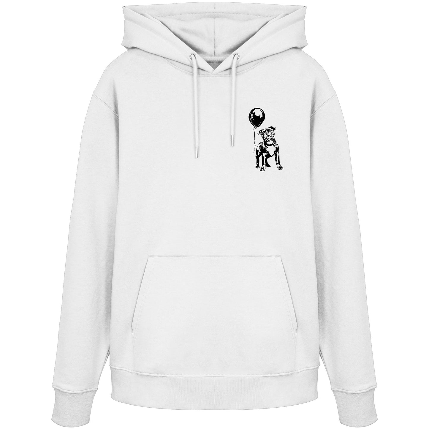 Ballon Staffordshire Bullterrier - Organic Hoodie