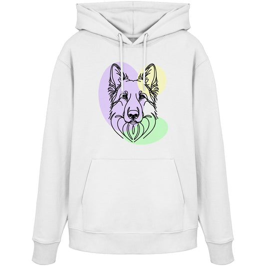 Line Art - Schäferhund - Organic Hoodie