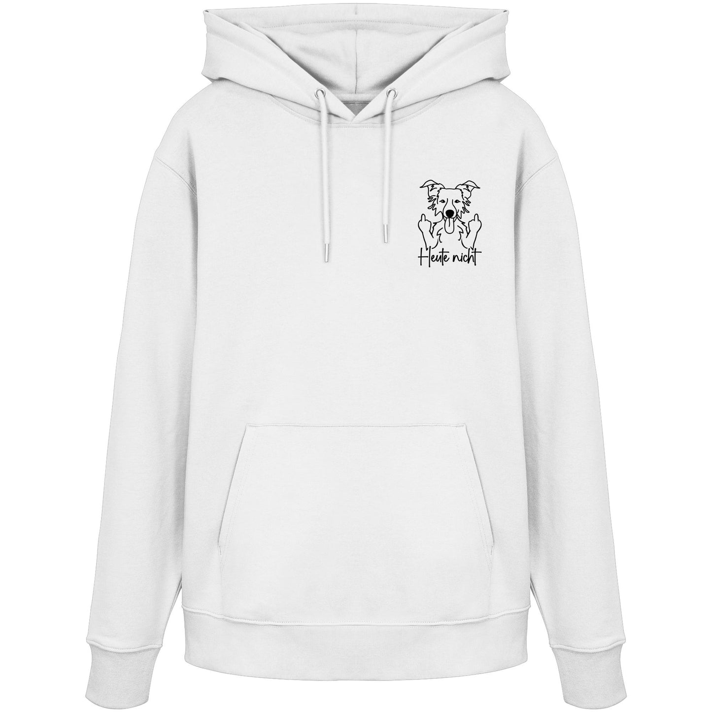 Heute nicht - Border Collie - Organic Hoodie